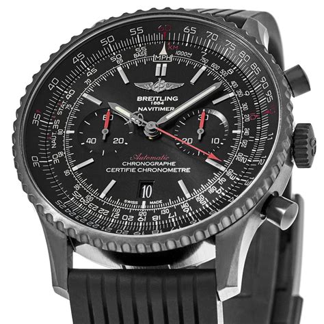 breitling navitimer 01 46mm blacksteel|Breitling Navitimer buying guide.